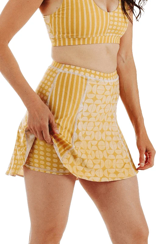 Ace Skirt in Golden Girl linen skirt light