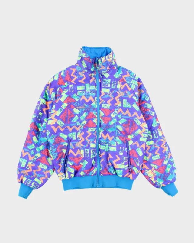 Vintage Y2K Women's Columbia Reversible Insulated Jacket - L Hoodie Zip-Up Jacket Button-Up Jacket Vintage Y2K Women's Columbia Reversible Insulated Jacket - L Hoodie Zip-Up Jacket Button-Up Jacket