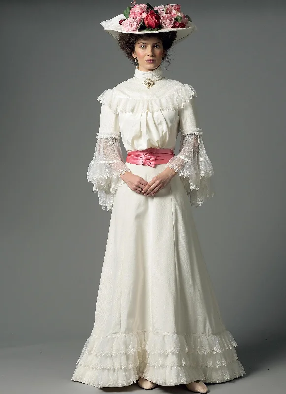 Butterick Pattern B5970 Misses' Top and Skirt lace skirt intricate