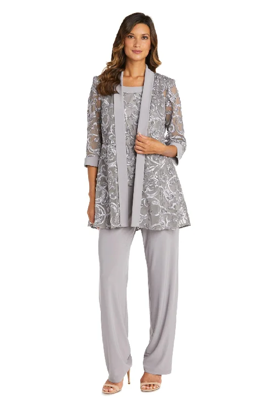 Granite 14P R&M Richards 5012P Formal Jacket Petite Pant Suit Sale Stylish Elastic Waist Pants