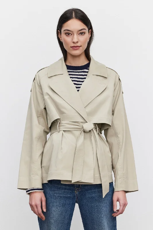NANCY TRENCH JACKET Mesh Jacket Canvas Jacket Denim Jacket