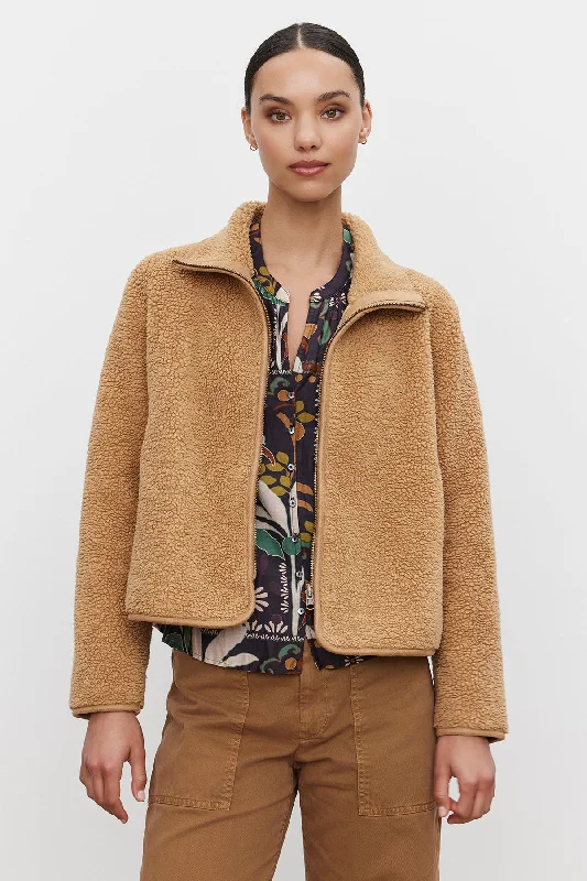 REBA REVERSIBLE SHERPA JACKET Rayon Jacket Velvet Jacket Corduroy Jacket