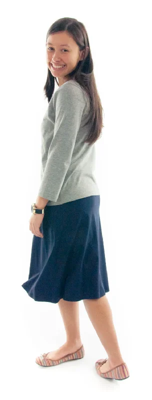 Just the Knit Skirt / Junior tiered skirt playful