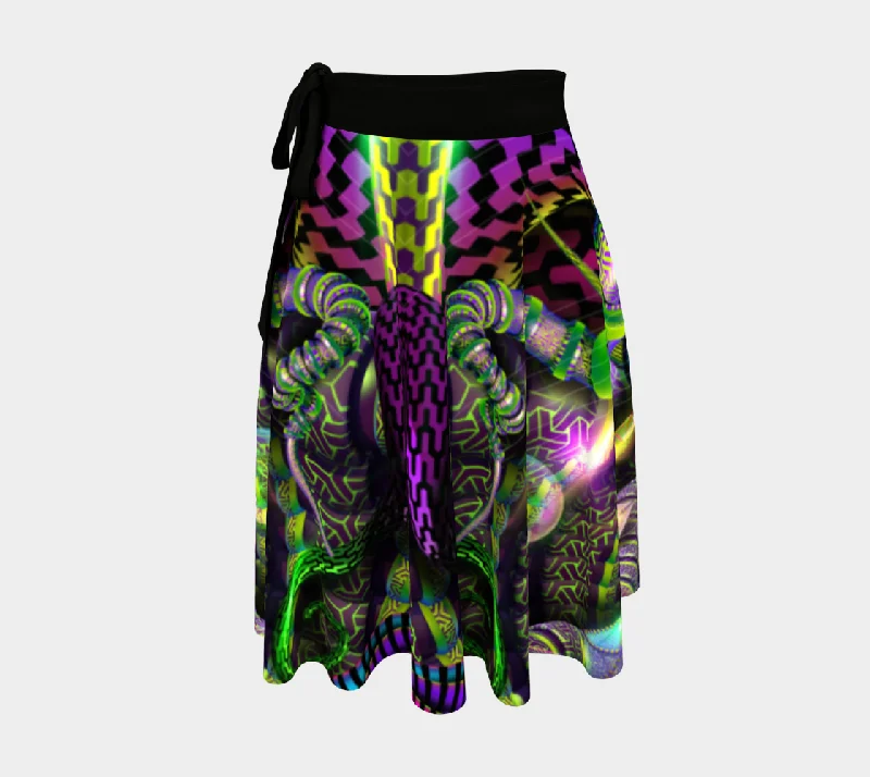Mystic Temptation Wrap Skirt linen skirt airy
