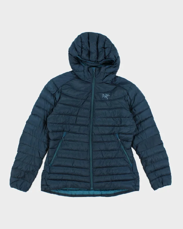 Vintage Women's Arc'teryx Quilted Hooded Jacket - L Cotton Jacket Linen Jacket Terry Jacket Vintage Women's Arc'teryx Quilted Hooded Jacket - L Cotton Jacket Linen Jacket Terry Jacket