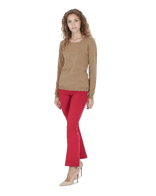 Crown of Edinburgh Cashmere Womens Square Neck Sweater COE 0024 BISCUIT Glossy Satin Silk Crown of Edinburgh Cashmere Womens Square Neck Sweater COE 0024 BISCUIT Glossy Satin Silk