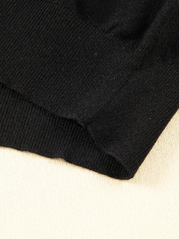 Tinsel Cheers Sweater Cable Knit Ribbed Knit Lace Knit