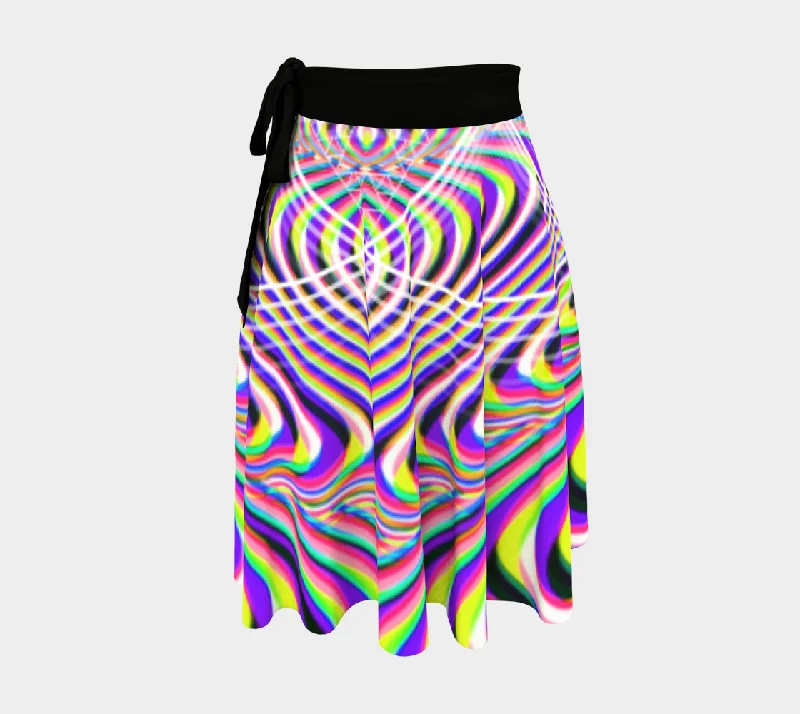 Illusion Wrap Skirt chiffon skirt lightweight