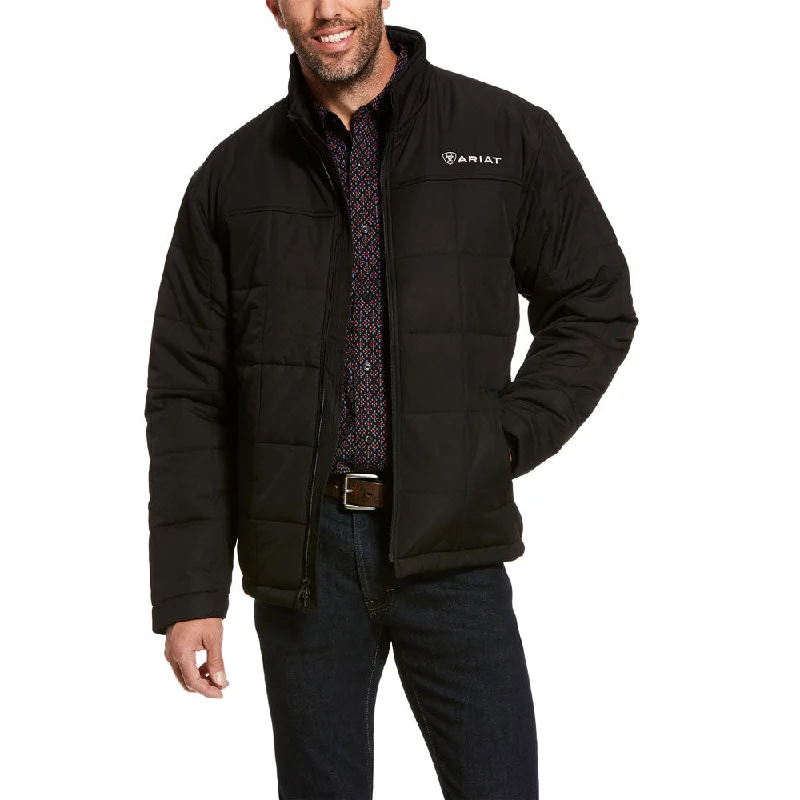 10028355 Ariat Men's Crius Concealed Carry Insulated Jacket - Black Fleece Jacket Down Jacket Parka