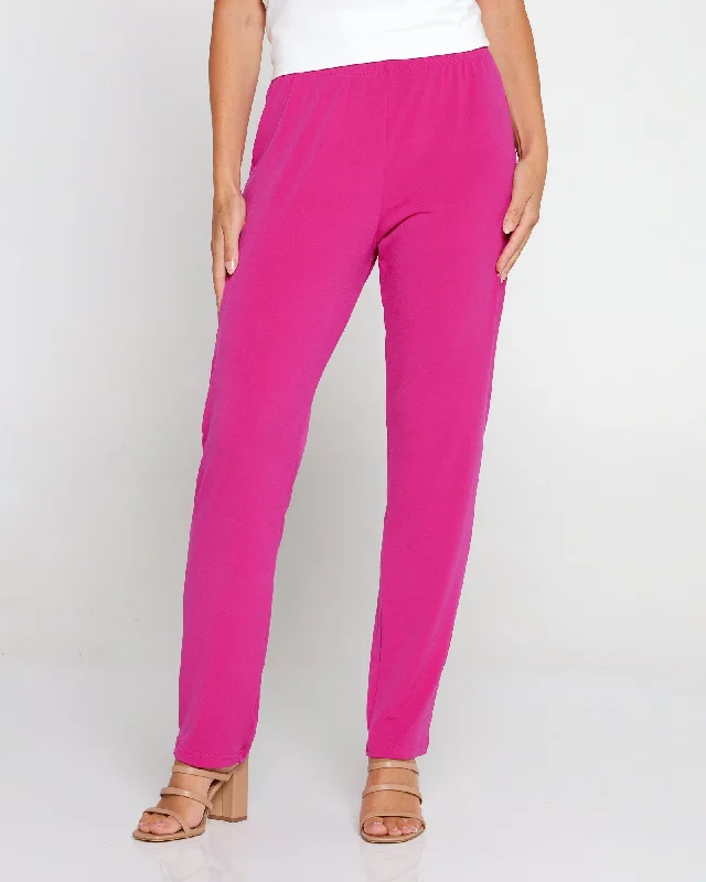 Gianna Pants in Hot Pink Soft Stretch Leggings
