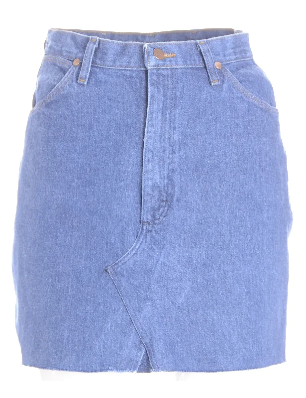 Label Jess Denim Mini Skirt cashmere skirt fine