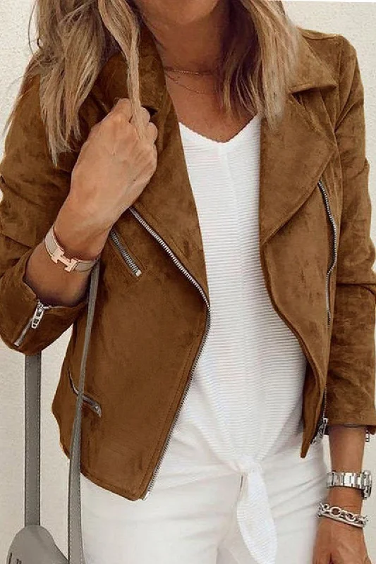 FLIP NECK ZIPPER CLOSURE SHORT JACKET Collared Jacket Crew Neck Jacket Turtle Neck Jacket FLIP NECK ZIPPER CLOSURE SHORT JACKET Collared Jacket Crew Neck Jacket Turtle Neck Jacket