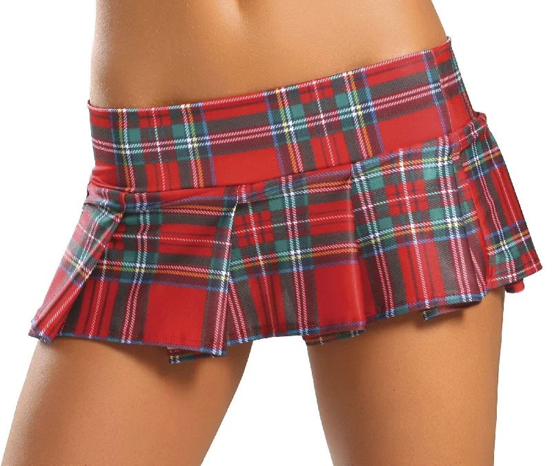 1303LP - Pleated School Girl Skirt silk skirt luxurious