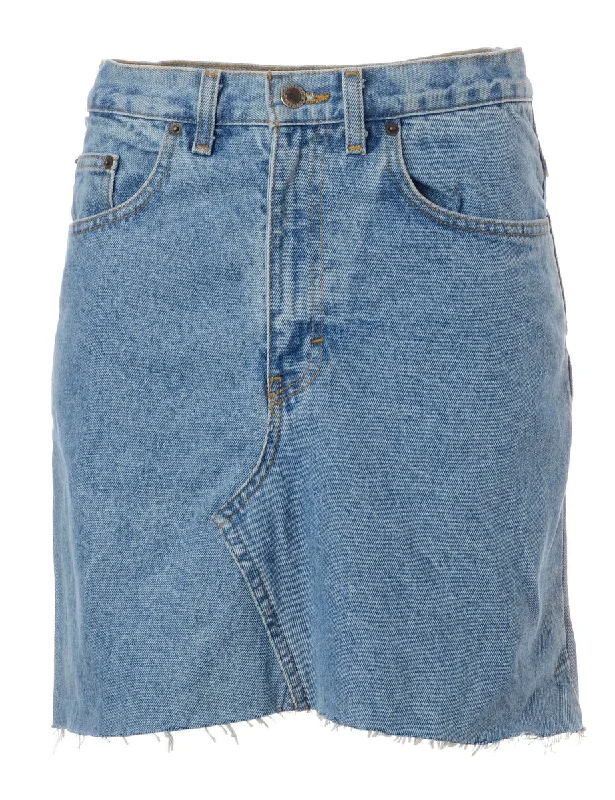 Label Jess Denim Mini Skirt velvet skirt sumptuous