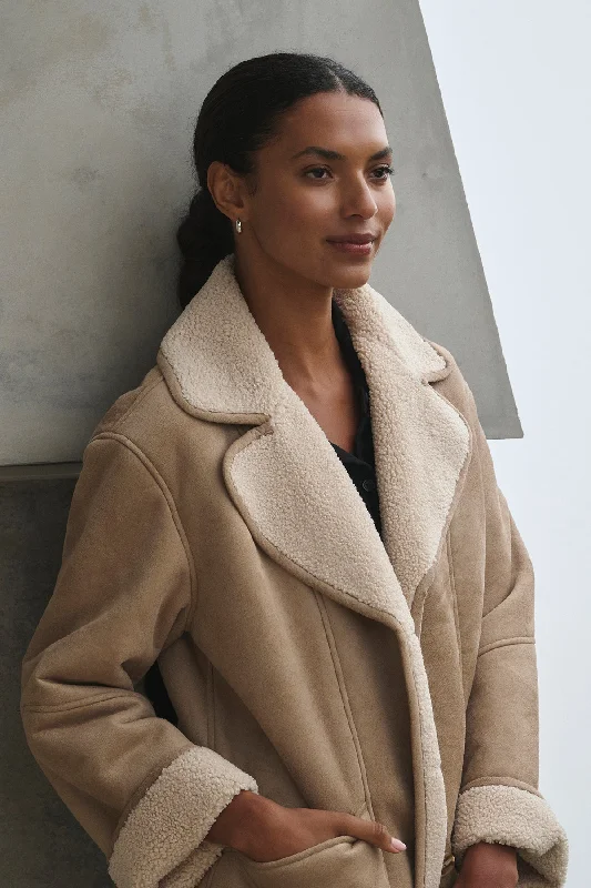 MOLLY LUXE SHERPA JACKET Herringbone Jacket Houndstooth Jacket Plaid Jacket