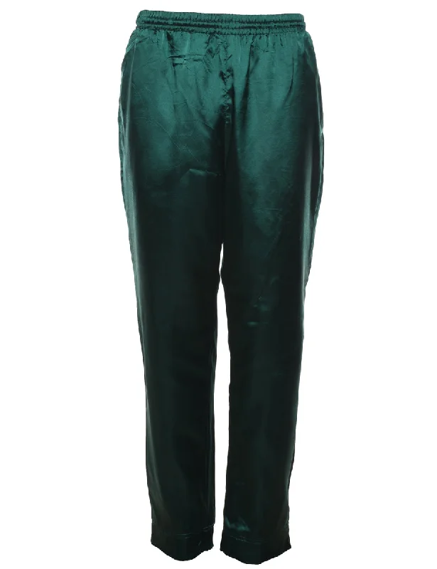 Lavon Dark Green Track Pants - W30 L30 Fashionable Work Pants