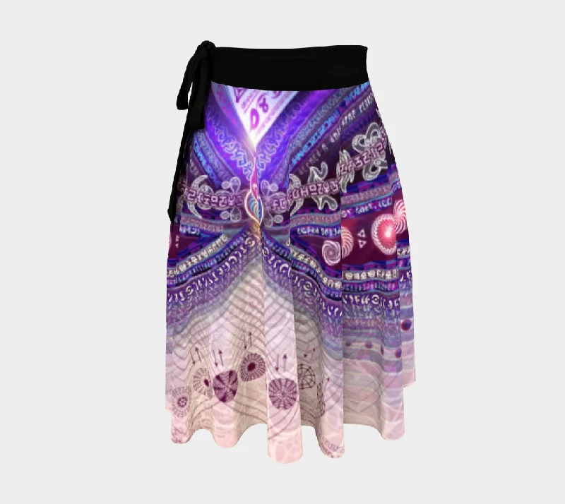 Ajna | Third Eye Chakra Wrap Skirt a-line skirt cut
