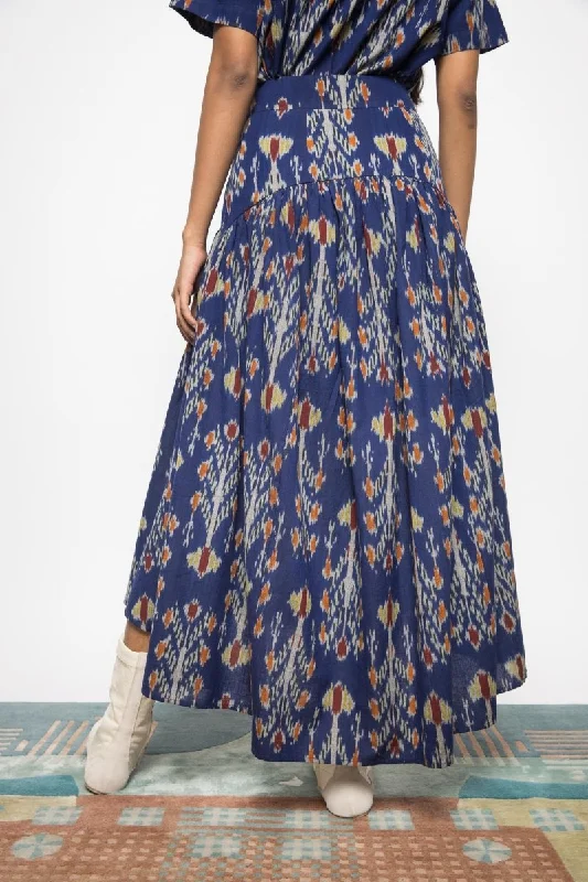 Swing & Sway Skirt- Blue lace skirt intricate