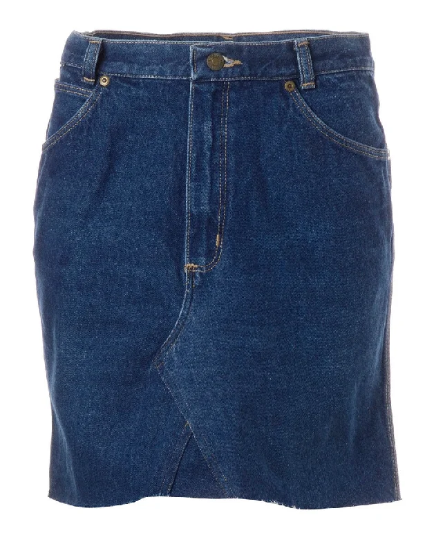 Label Jess Denim Mini Skirt denim skirt trendy