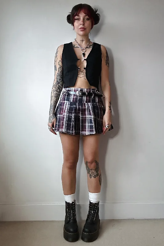 Sabrina Micro Mini Skirt velvet skirt sumptuous