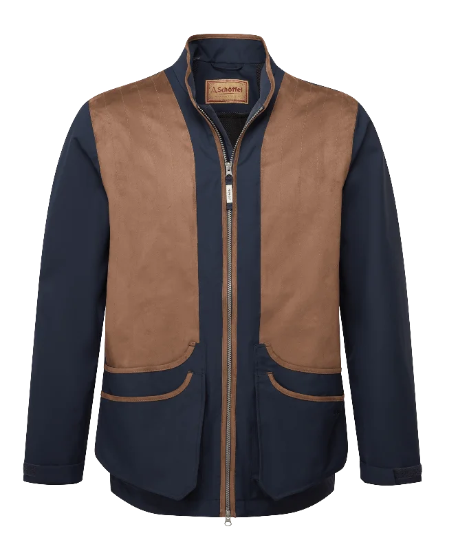 Grimsthorpe Clay Shooting Jacket - True Navy Mesh Jacket Canvas Jacket Denim Jacket