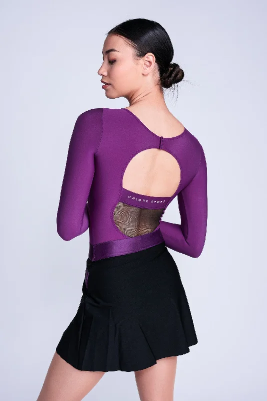 Fierce A-Line Skirt in Berry lace skirt romantic