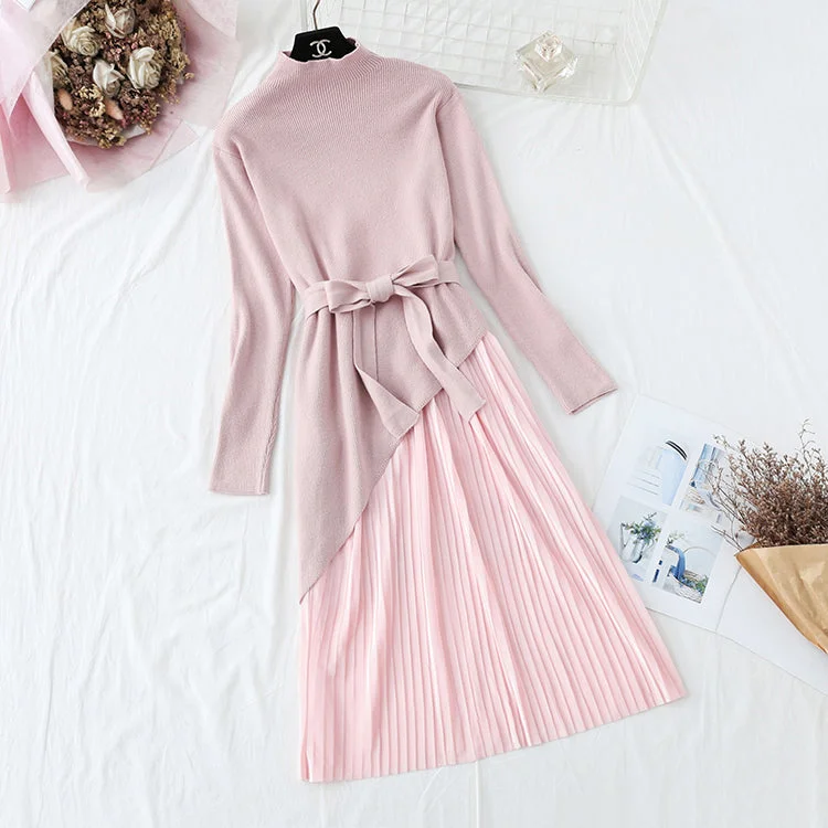New beveled sweater + velvet skirt  2207 Velvet Chenille Corduroy