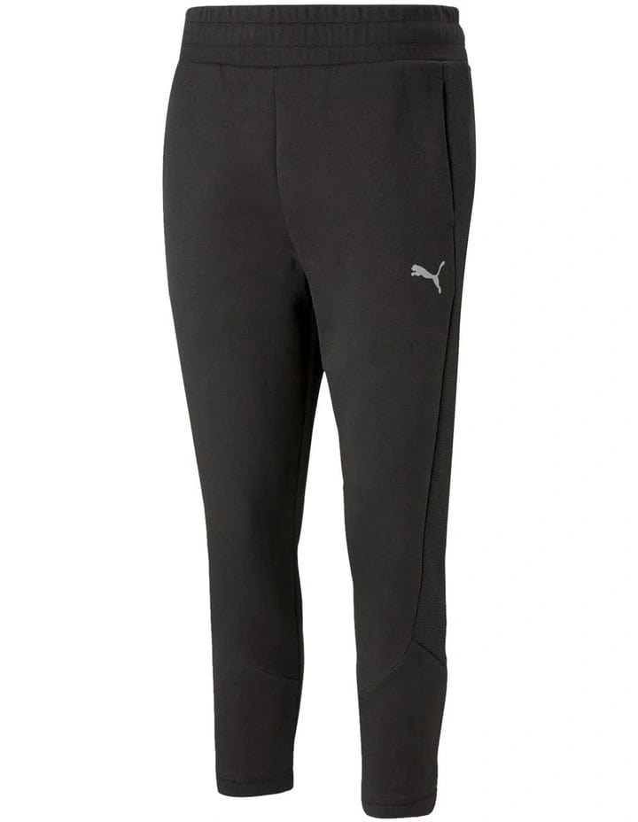 EVOSTRIPE High-Waist Pants PUMA Black Soft Wool Pants