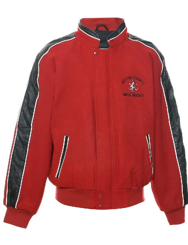 Red Team Jacket - L Knit Jacket Woven Jacket Fleece Jacket