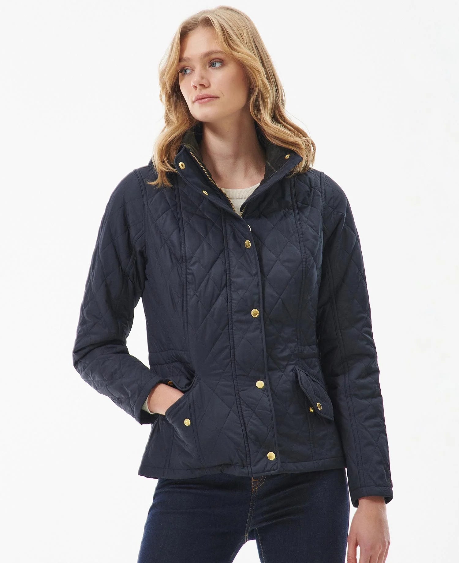Barbour Millfire Quilt Jacket Herringbone Jacket Checkered Jacket Solid Jacket