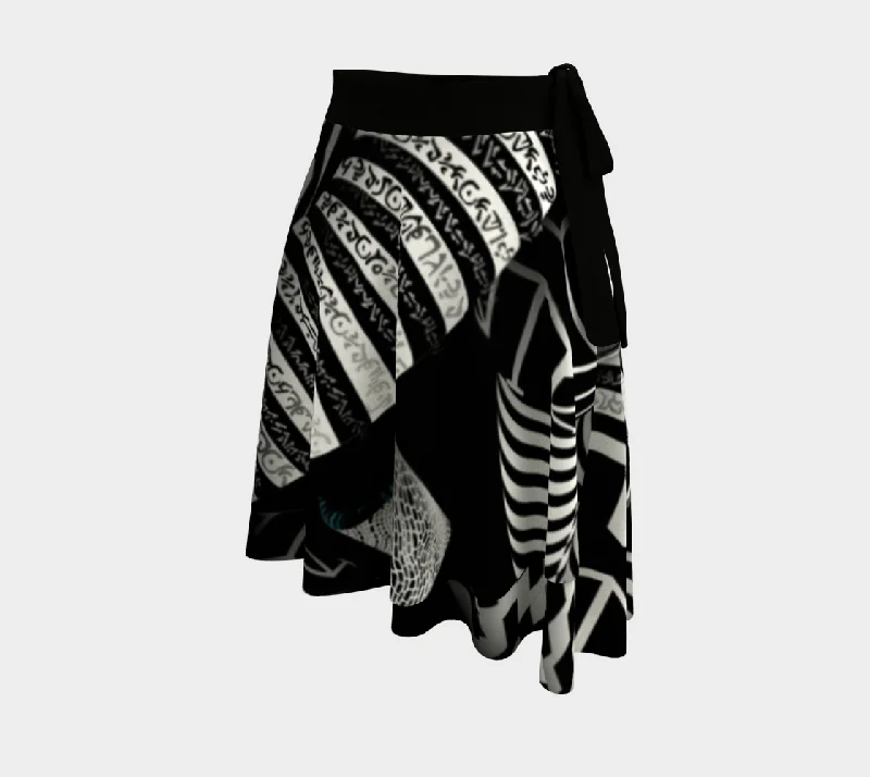 Hypnotica Wrap Skirt floral skirt print