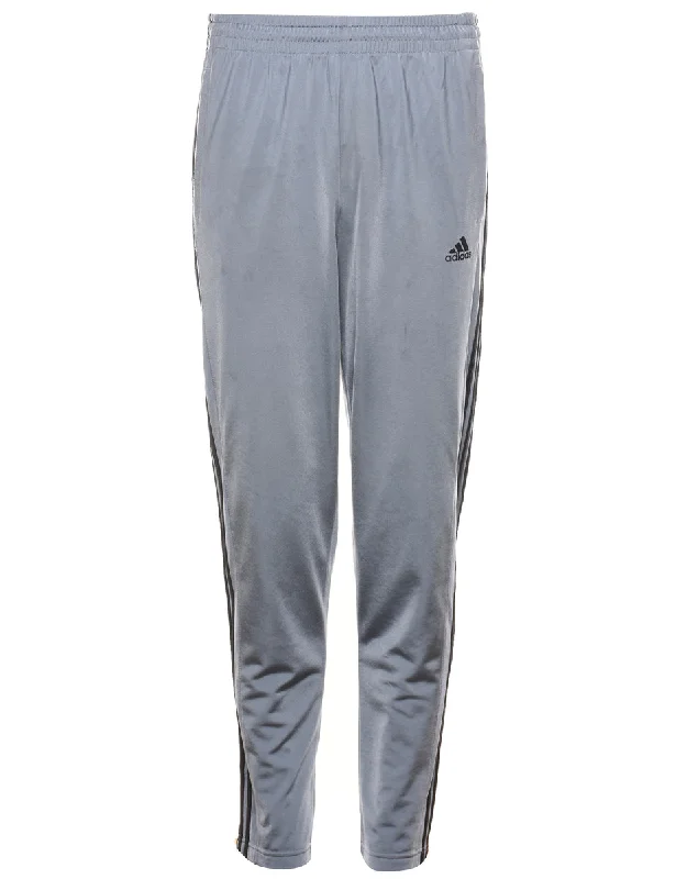 Adidas Black & Grey Track Pants - W32 L31 Fashionable Jogger Pants
