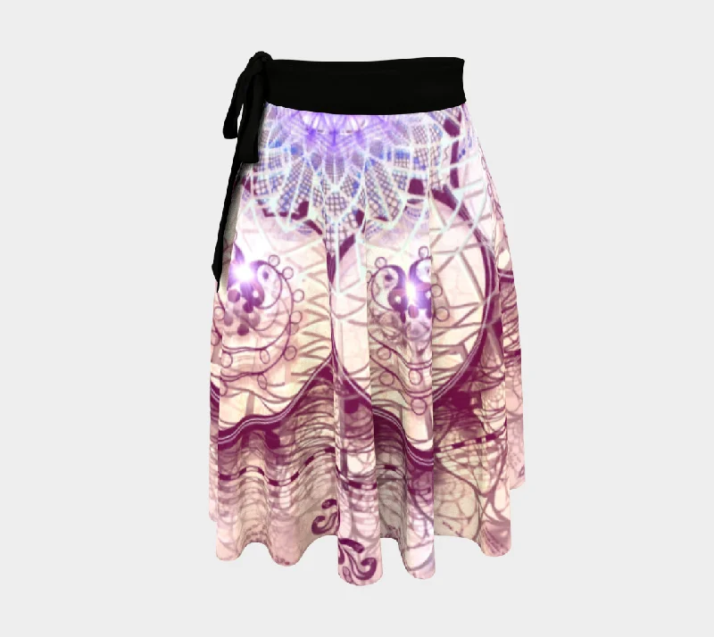 Indra's Net Wrap Skirt denim skirt trendy