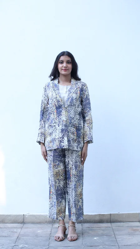 Digital Printed Pants High-Waist Trousers