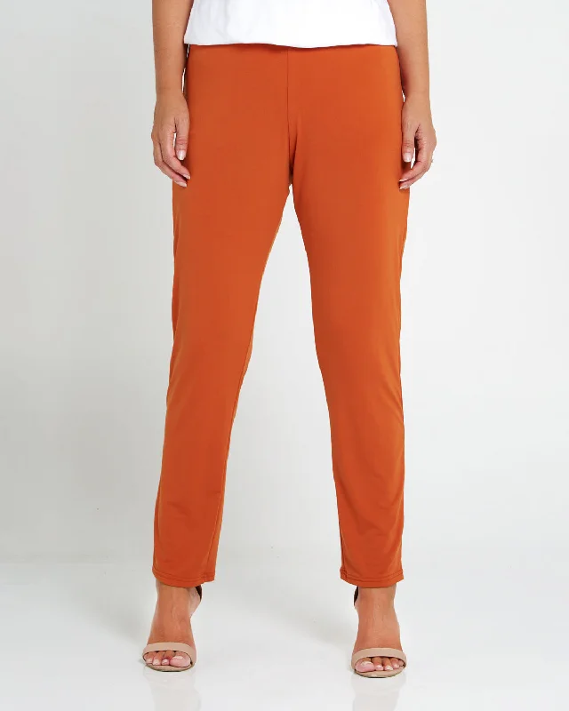 Gianna Pants - Curry Trendy Velvet Pants