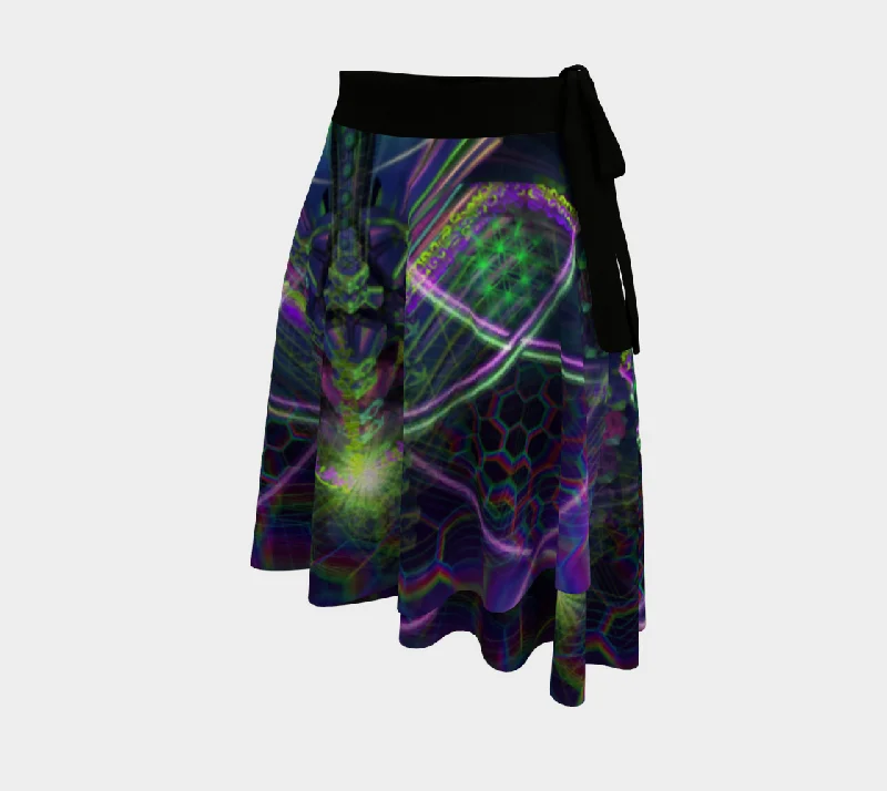 Trance Nectar Wrap Skirt cashmere skirt fine