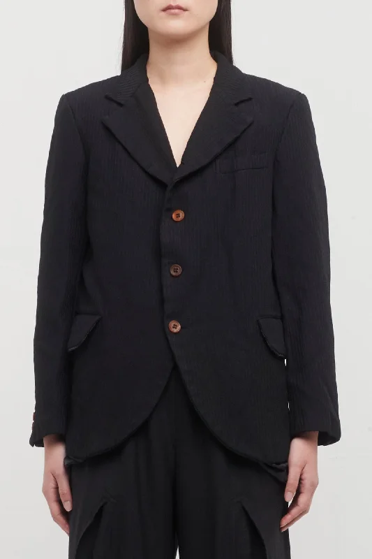 Comme Des Garçons Bow Ruched Jacket Satin Fabric Silk Fabric Chiffon Fabric