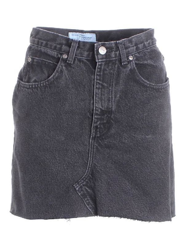 Label Jess Denim Mini Skirt chiffon skirt lightweight