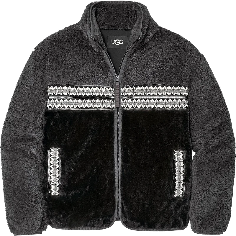 Women's UGG Marlene Sherpa Jacket Heritage Braid II Black Rayon Jacket Velvet Jacket Corduroy Jacket Women's UGG Marlene Sherpa Jacket Heritage Braid II Black Rayon Jacket Velvet Jacket Corduroy Jacket