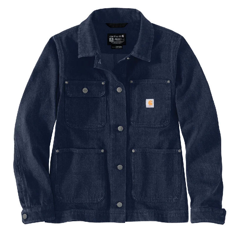 Carhartt WOMENS relaxed fit Denim Jacket (OC5449) Appliqued Jacket Beaded Jacket Sequined Jacket Carhartt WOMENS relaxed fit Denim Jacket (OC5449) Appliqued Jacket Beaded Jacket Sequined Jacket