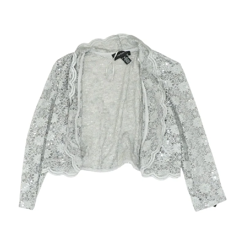 Gray Floral Sweater Wool Sweater Cotton Sweater Cashmere Sweater