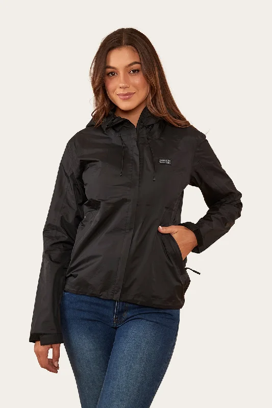 Alpine Womens Jacket - Black Embroidered Jacket Appliqued Jacket Beaded Jacket