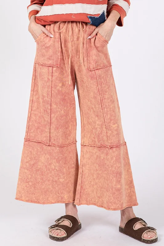 Hazel Blues® | SAGE + FIG Mineral Washed Terry Wide Leg Pants Classic Bootcut Trousers Hazel Blues® | SAGE + FIG Mineral Washed Terry Wide Leg Pants Classic Bootcut Trousers