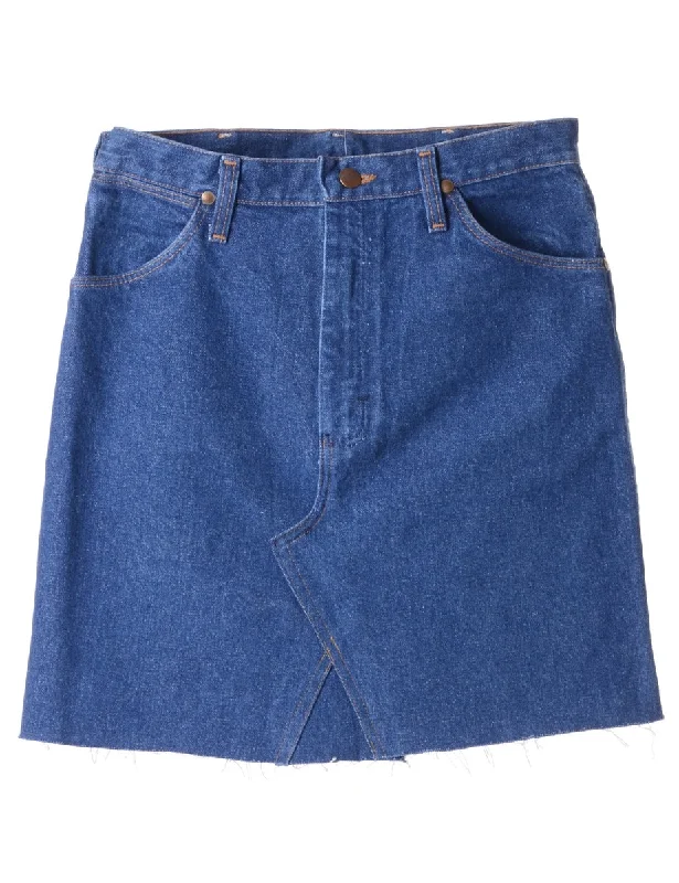 Label Jess Denim Mini Skirt vintage skirt charm