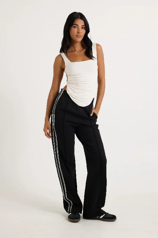 Raven Pant Black Chic Slim Fit Pants