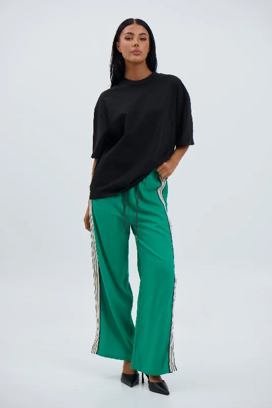 Leesa Pant Green Fashionable Track Pants