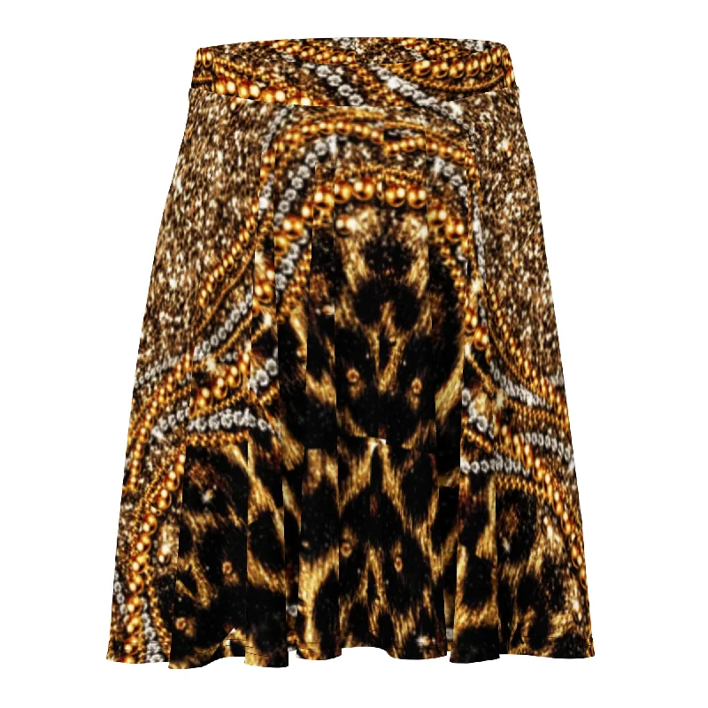 Skirt flowy skirt hem