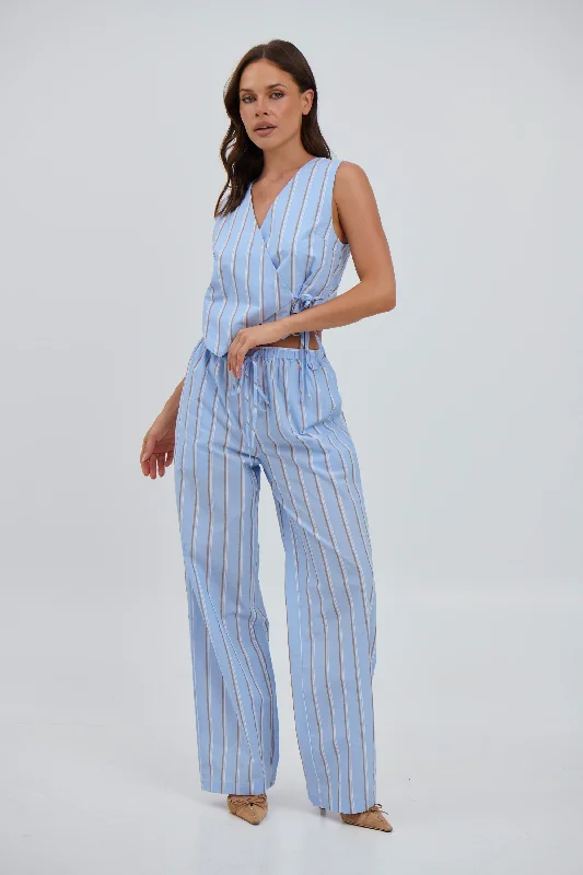 Karli Pant Blue Modern Skinny Pants