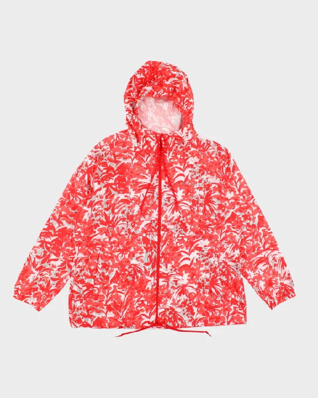 Columbia Womens Floral Windbreaker Jacket - L Tailored Jacket Straight Jacket A-Line Jacket Columbia Womens Floral Windbreaker Jacket - L Tailored Jacket Straight Jacket A-Line Jacket