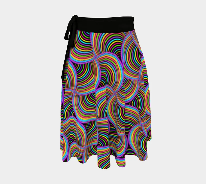 Sacred Seed Wrap Skirt ribbed skirt waist